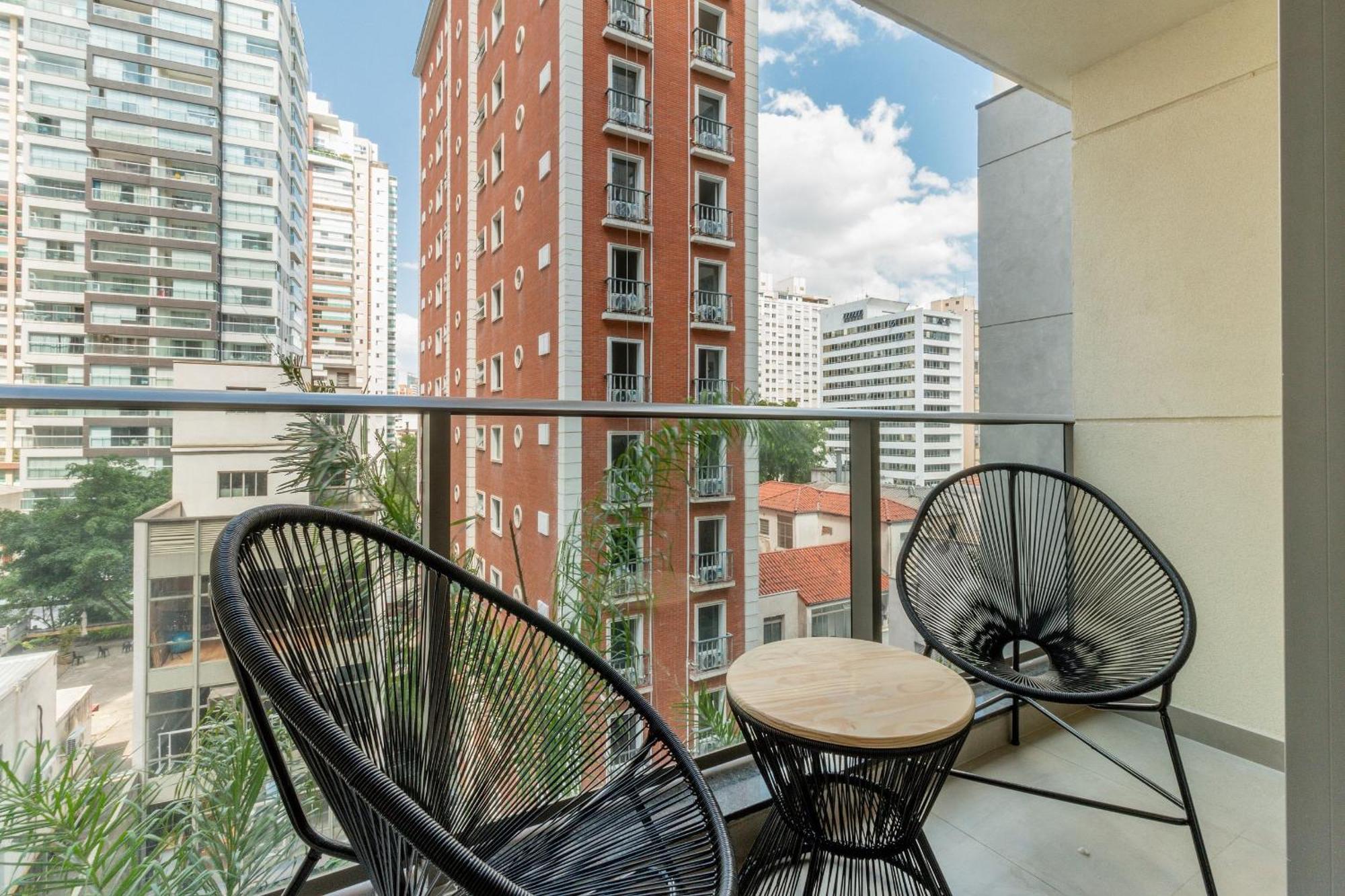 Belint Bela Cintra: A 5 Minutos Da Paulista Com Piscina No Rooftop ساو باولو المظهر الخارجي الصورة