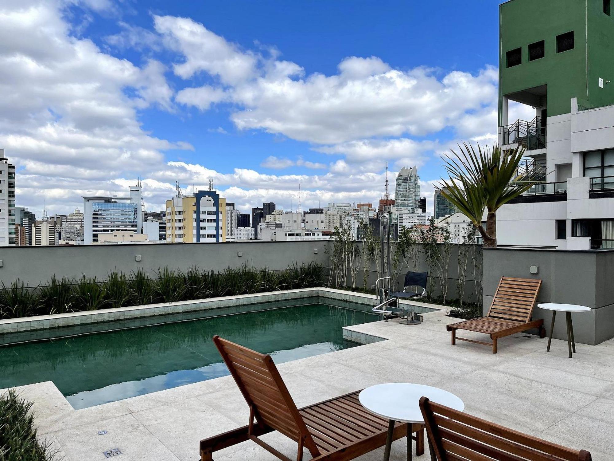 Belint Bela Cintra: A 5 Minutos Da Paulista Com Piscina No Rooftop ساو باولو المظهر الخارجي الصورة